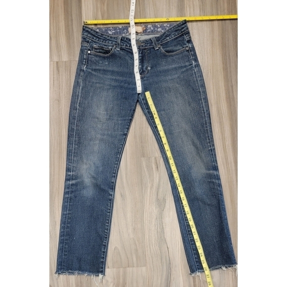 Women's Paige Skyline Raw Hem Jeans size 28 - Picture 2 of 6